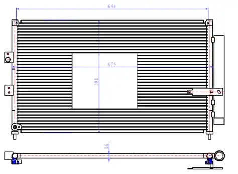 ORIS CHN110016 Klima Radyatörü 80110SNBA41 resmi