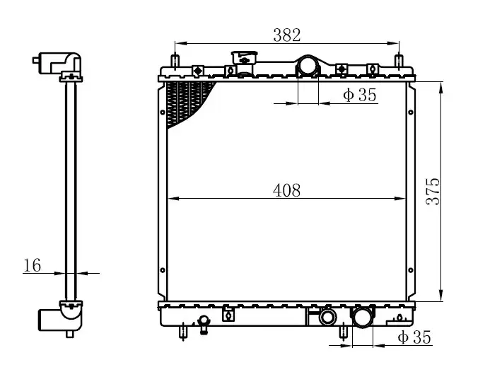 ORIS BMI085016 Radyatör MB660540 resmi