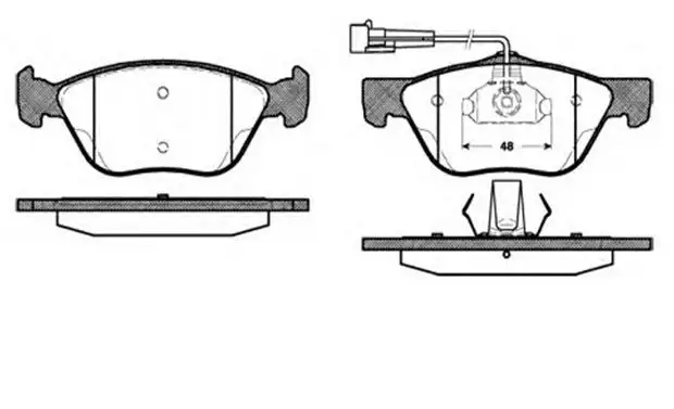 MGA 55101 Ön Fren Balatası 9947935 resmi