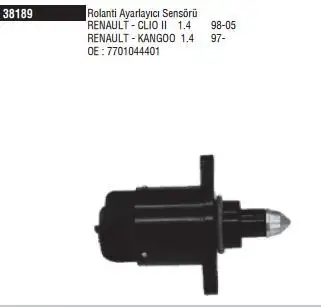 DODUCO 38189 Rölanti Valfi 7701044401 resmi