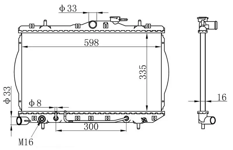 ORIS BHY061016 Radyatör resmi