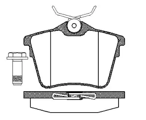 MGA 55168 Arka Fren Balatası 425491 resmi