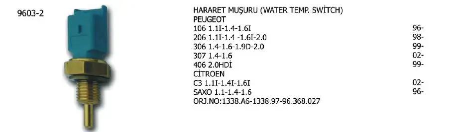 ÜNÜVAR 9603-2 Hararet Müşiri resmi