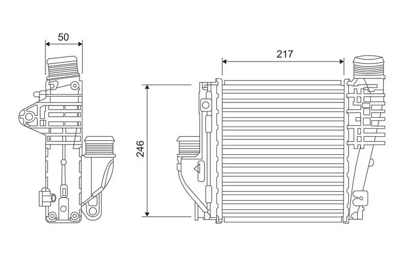 VALEO 818290 Turbo Radyatörü 9675627980 resmi