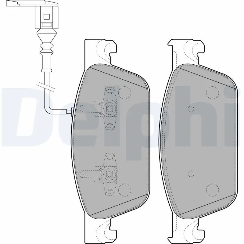 DELPHI LP2199 Ön Fren Balatası resmi