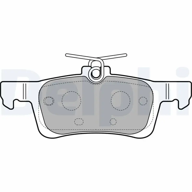 DELPHI LP2503 Arka Fren Balatası resmi