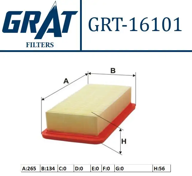 GRAT 16101 Hava Filtresi 281131G000 resmi