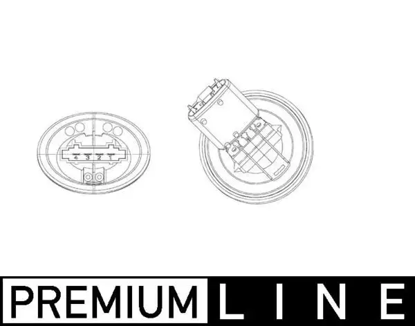 MAHLE ABR39000P Kalorifer Rezistansı 6Q0959263A resmi