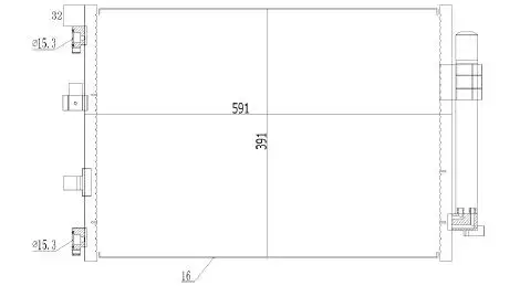 MGA 82282 Klima Radyatörü BV6119710BA resmi