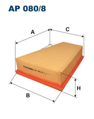 FILTRON AP080/8 Hava Filtresi 1444R6 resmi