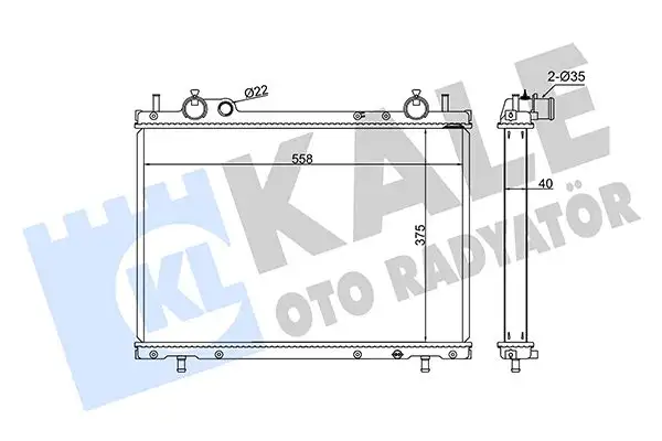 KALE 368400 Radyatör resmi