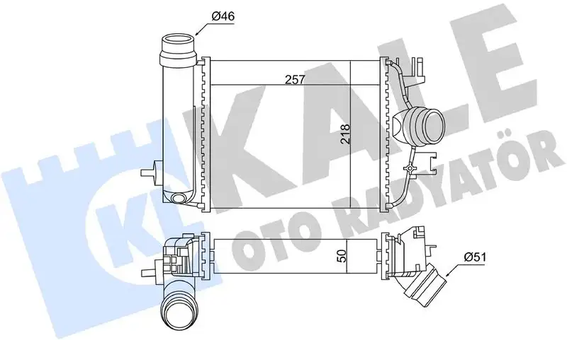 KALE 375815 Turbo Radyatörü resmi