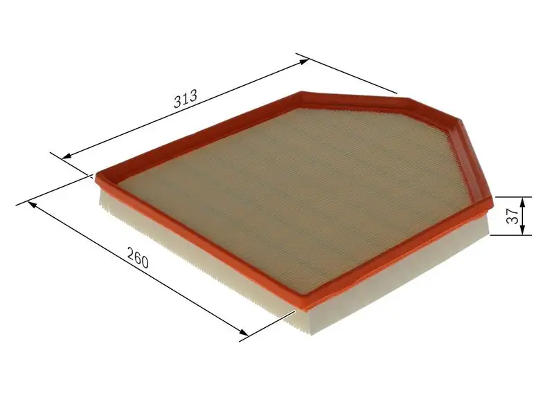 BOSCH F026400447 Hava Filtresi 13717601868 resmi