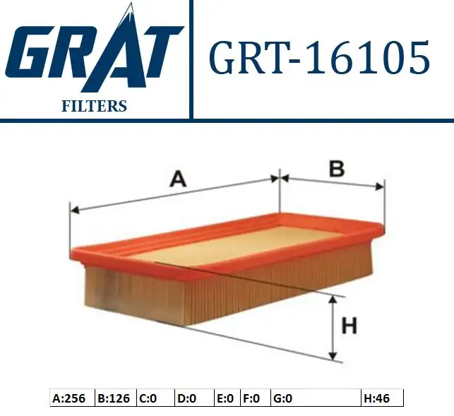 GRAT 16105 Hava Filtresi 281131C000 resmi