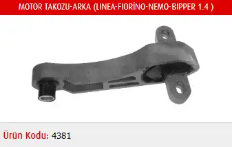 MASTER M4381 Motor Takozu 51813607 resmi