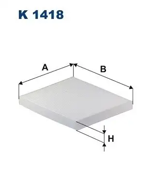 FILTRON K1418 Polen Filtresi 31497284 resmi