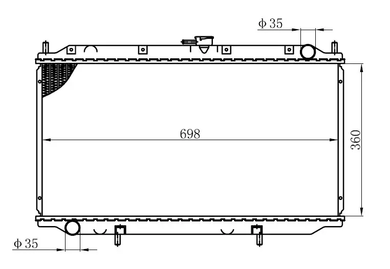 ORIS BNI055016 Radyatör 214109F500 resmi