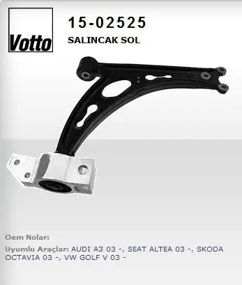 VOTTO 15-02525 Alt Salıncak (Sağ) 1K0407152AC resmi