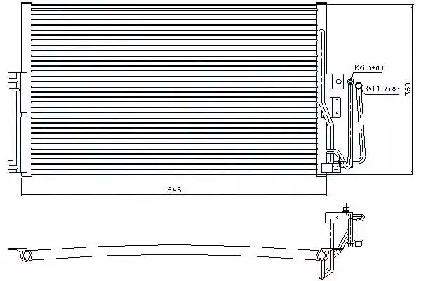MGA 82144 Klima Radyatörü 52464526 resmi