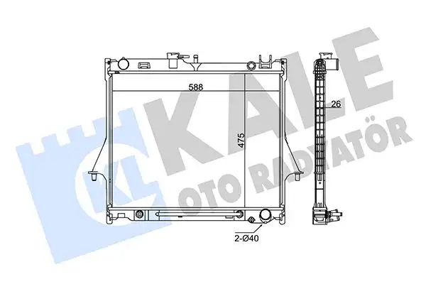 KALE 384300 Radyatör resmi