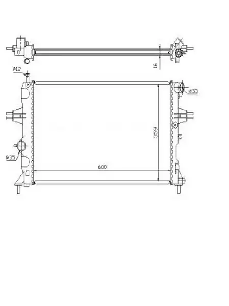 ORIS BOP138016 Radyatör resmi