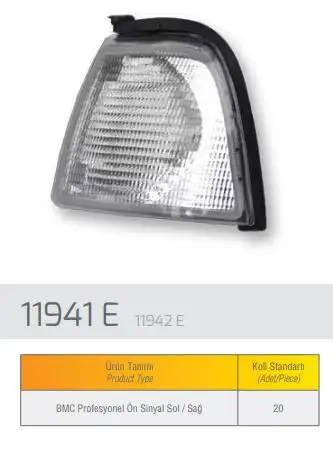 FARBA 11942D Sinyal Lambası (Sağ) resmi