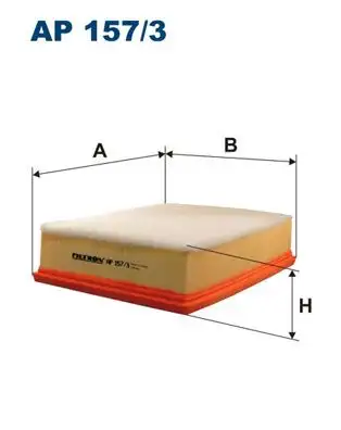 FILTRON AP157/3 Hava Filtresi 074129620A resmi