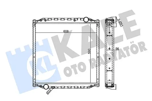 KALE 351420 Radyatör resmi