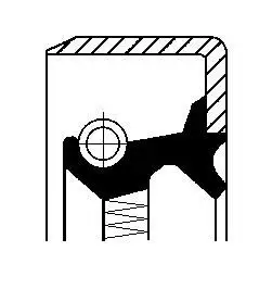 CORTECO 12016929B (82016929) Aks Keçesi 21213103038 resmi