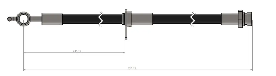 CAVO C900321A Ön Fren Hortumu (Sol) 4806E2 resmi