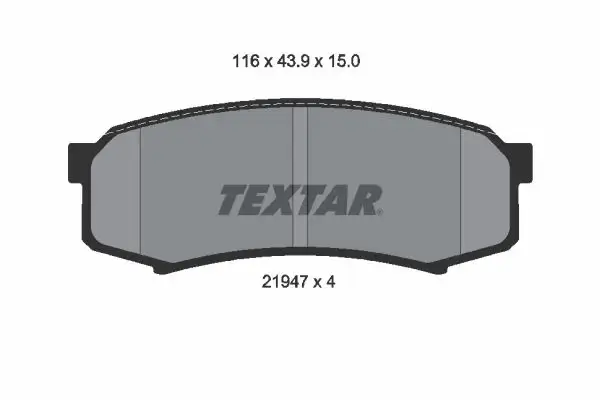 TEXTAR 2194701 Arka Fren Balatası resmi