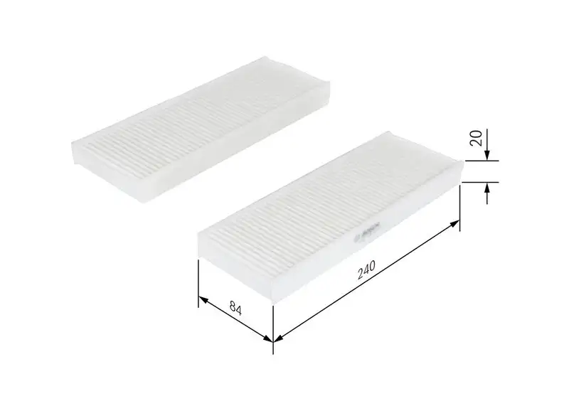 BOSCH 1987435033 Polen Filtresi 9678792080 resmi