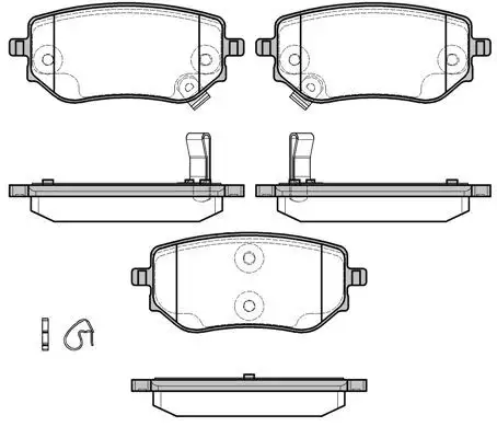 MGA 56331 Arka Fren Balatası A4704230600 resmi
