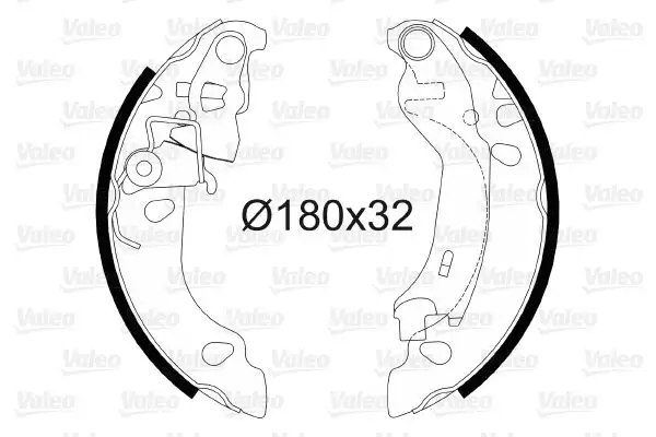 VALEO 564081 Arka Fren Balatası 77362491 resmi