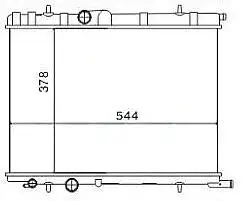 MGA 80148 Radyatör 1330G2 resmi