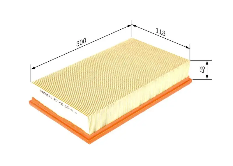 BOSCH 1457433523 Hava Filtresi A1120940204 resmi