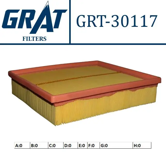 GRAT 30117 Hava Filtresi 13718511668 resmi
