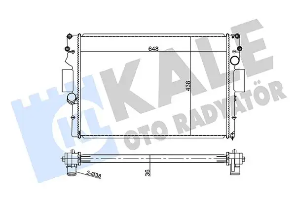 KALE 341985 Radyatör resmi