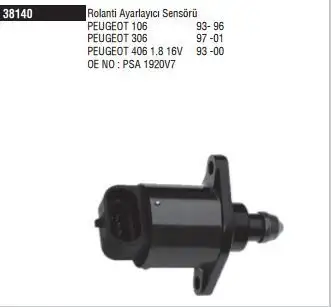 DODUCO 38140 Rölanti Valfi 1920V7 resmi