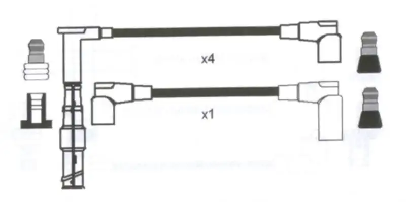 DODUCO 7884 Buji Kablosu ZEF642 resmi