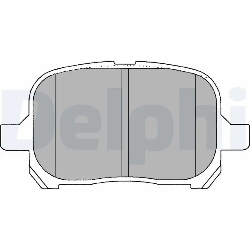DELPHI LP1144 Ön Fren Balatası resmi