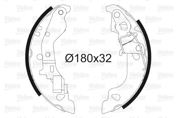 VALEO 562990 Arka Fren Balatası 77362295 resmi