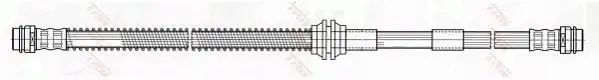 TRW PHA426 Ön Fren Hortumu 7L0611701A resmi