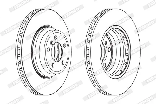 FERODO DDF1701C-1 Ön Fren Diski 34116763824 resmi