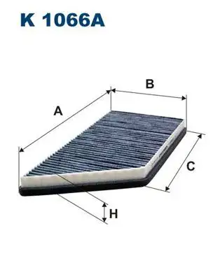 FILTRON K1066A Polen Filtresi (Karbonlu) 002436 resmi