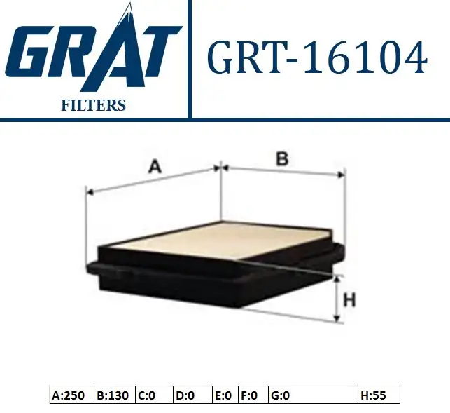 GRAT 16104 Hava Filtresi 281131J000 resmi