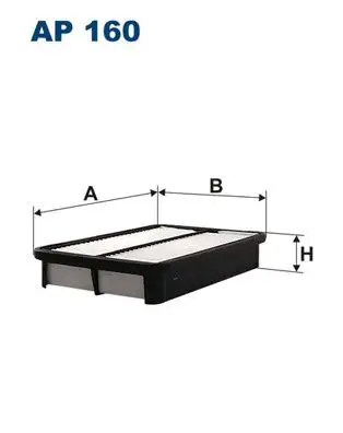 FILTRON AP160 Hava Filtresi 1780115070 resmi