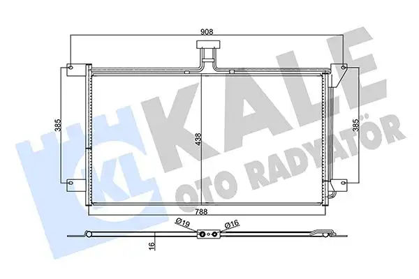 KALE 355730 Klima Radyatörü 1449757 resmi