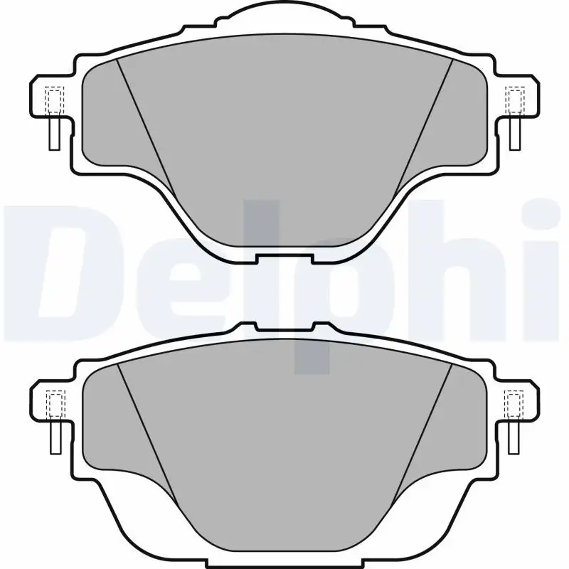 DELPHI LP2509 Arka Fren Balatası resmi
