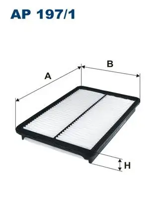 FILTRON AP197/1 Hava Filtresi 281132W300 resmi